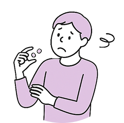 薬を飲んでも効果が感じられない